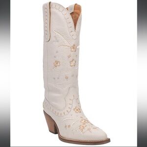 Dingo Full Bloom Floral Embroidered cowboy cowgirl boots size 9